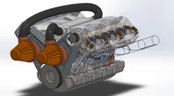 V6 Twin Turbo Engibe