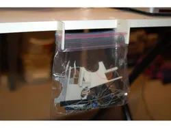 Work Table Trash Bag Holder