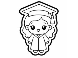 Graduation Gown Cookie Cutter