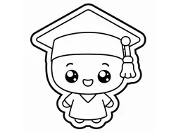 Graduation Hat Cookie Cutter