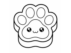 Paw Print Cookie Cutter