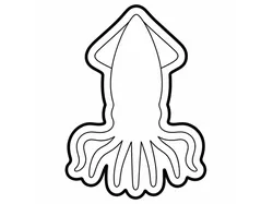 Squid Cookie Cutter