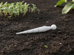 Basic Seed Dibbler - With Markings - Free 3D Print Model