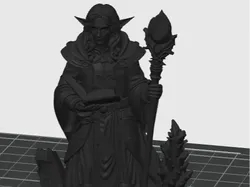 Eldwin the Elf Mage - Free 3D Print Model