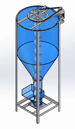 VERTICAL FEED MIXER