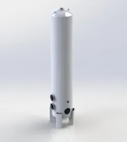 Vertical pressure vessel