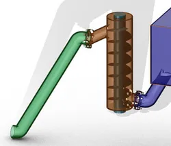 vertical screw conveyer