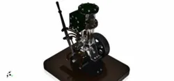 Vertical steam engine with reverse gear ( 1830 )
