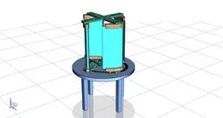 Vertical wind axis turbine with GUIDE PATH