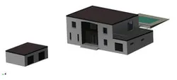 Villa flat roof