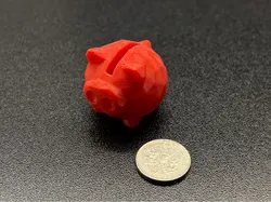 World's Smallest Usable Piggy Bank - Free 3D Print Model