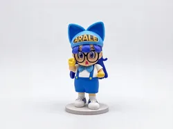Cat Ear Arale - Anime Arale Dr. Slump Figure Ornament Doll Toy Desktop Model Gift Girls Coloring - Free 3D Print Model
