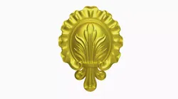 Gold Ornament Centre Piece  New And Vintage 3D model