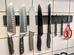 Magnetic Knife Holder with Wood Grain - Free 3D Print Model