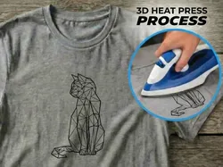 T-shirt Print - Cat - Free 3D Print Model