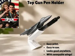 Top Gun F-14 Pen Holder - Free 3D Print Model