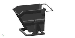 Wagon(Trolley) of recovery(recycling) of falls of sheet steels
