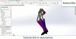 Walking Mechanism (Theo jansen) in Solidworks