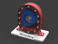 Wankel Rotary Engine Display Model