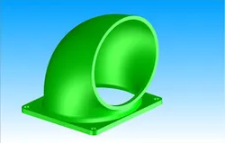 Air Duct Adapter 70 to 80 mm