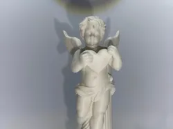 Cupid heart in hand - Free 3D Print Model