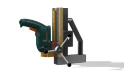 DIY magnet drill press