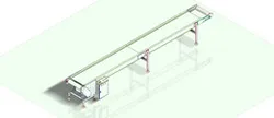 Linear Industrial Belt Conveyor System