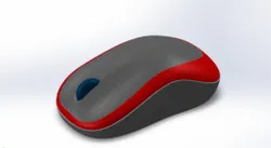 Mouse sample with surface modeling