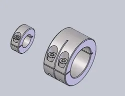 Shaft Collars - Clamp Collars - Single and Double Wide with Single-Split