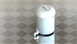 Water jar with tap