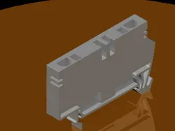 weidmuller 2.5 terminal and end plate