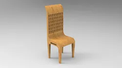 Weird Wooden Chair