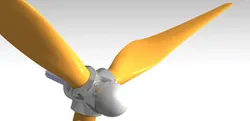 Wind turbine NACA 4412 profile