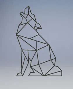 Wolf wall art