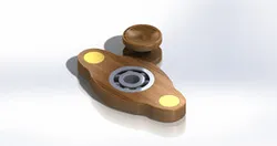 Wood & brass