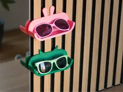 Children's Glasses Holder for Acoustic Panel - Free 3D Print Model