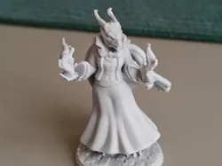 DnD PC dragonborn wizard sorcerer mini 25mm - Free 3D Print Model