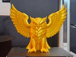 Flying Owl Decor Figurine - Free 3D Print Model