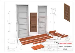 Wooden door - 368