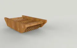 Wooden rollers for massage