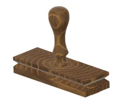 Wooden stamp
