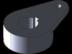Woodruff Key Locking Shaft Bracket