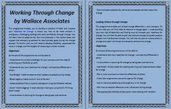 Working Through Change by Wallace Associates