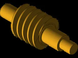 worm and worm gear shaft