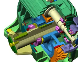 Worm gear a sectional