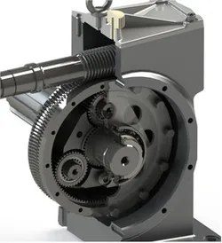 Worm-Planetary Gearbox - Concept