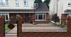 Wrought Iron Gate and Fence