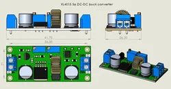 xl4015 5a DC-DC CC/CV buck converter