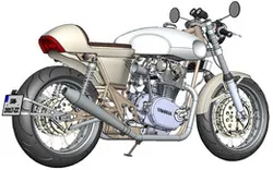 XS 650 Café Racer motorcycle