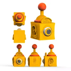 3D Printable Moving Eye Box - No electronics Required 3D print model